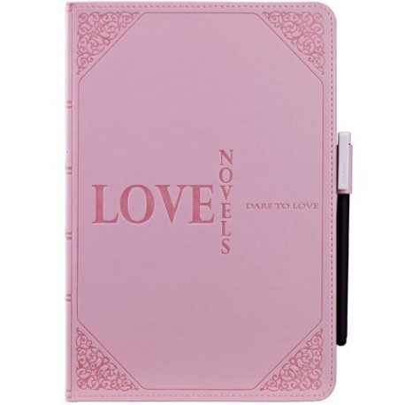 Чехол O!coat Wisdom - Love novel pink для iPad mini розовый