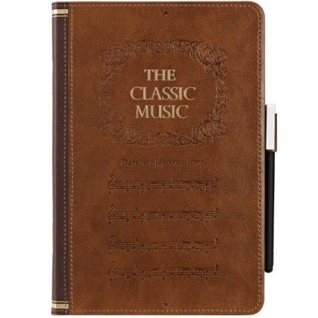 Чехол O!coat Wisdom - Music book brown для iPad mini коричневый
