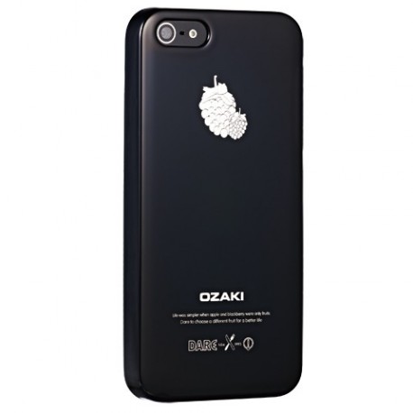 Накладка O!coat-Fruit Blackberry для iPhone 5 черная