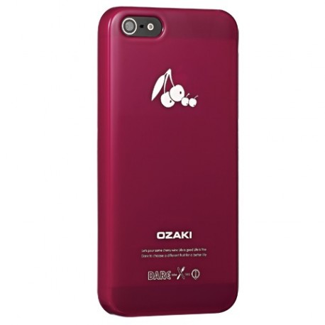 Накладка O!coat-Fruit Cherry для iPhone 5 красная