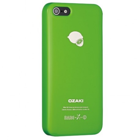 Накладка O!coat-Fruit Lemon для iPhone 5 зеленая